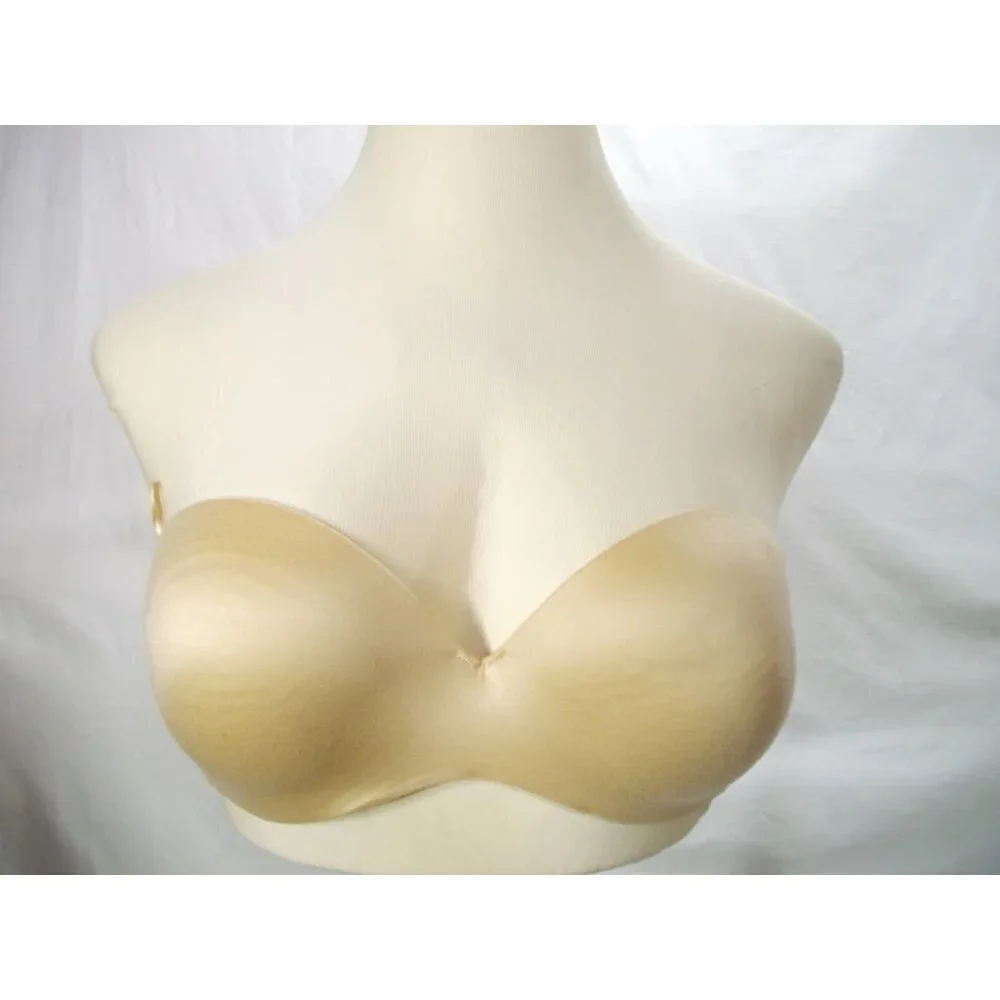 36B Maidenform 9417 Comfort Devotion‎ Custom Lift Strapless Underwire Bra BEIGE